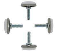 Sourcingmap M6 x 20 x 30 vis sur les meubles Glide Pieds de nivellement Protector réglable Leveller de sol pour table Chaise jambe Lot de 4