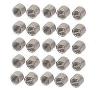 Sourcingmap® M8 x 1.25mmx12 mm en Acier Inoxydable 304 Fil de Bobine hélicoïdale Filetage Insert 25 pcs