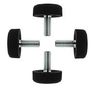 Sourcingmap M8 x 20 x 30 mm à vis sur les meubles Glide Pieds de nivellement de sol protecteur réglable Leveller pour table Bureau jambe Lot de 4