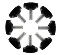 sourcingmap M8 x 20 x 30 mm Vis sur pieds de meubles Patins de nivellement réglables pour pieds de chaise Lot de 8