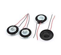 sourcingmap Métal Coque Rond Interne Magent Haut Parleur 2W 8ohm 4Pcs