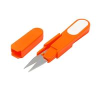 sourcingmap Orange Shell Spring Design Ciseaux de fil Thrum pour point de croix
