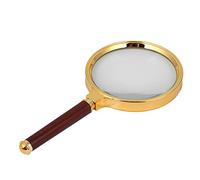 sourcingmap Ordinateur poche Coque métal 90mm Dia 10 fois lentille Loupe