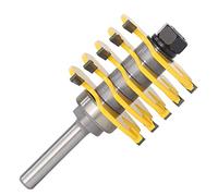 Sourcingmap Outil de coupe pour le travail du bois avec tige réversible 8 mm Profondeur 1,27 cm