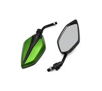 sourcingmap Paire Vert Noir Polygone réglables rétroviseur latéral arrière pour scooter moto
