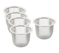 Uxcell Infuseurs à thé en acier inoxydable maille 60 mm rond - 5 pièces