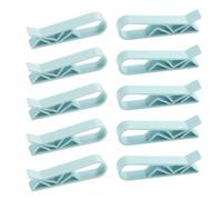 sourcingmap Pinces Clips Épingle de Poubelles pour Panier Sac Poubelle Ordures Bleu 10pcs