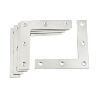 sourcingmap Plaques de renfort d'angle en forme de L - 80 x 80 mm