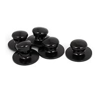 sourcingmap Plastique Cuisine Pot Couvercle Casserole Boutons Housse Poignées 5 Pièces