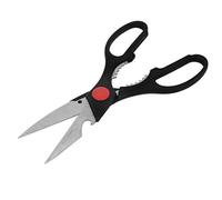 sourcingmap Poignée plast noir acier Inox Décapsuleur multifonction ciseaux cuisine