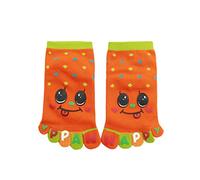 Sourcingmap Points enfant extensible modèle Longueur cheville Doigt Chaussettes 7-8.5 Orange Bambin 9-11/Âge 3-4 ans