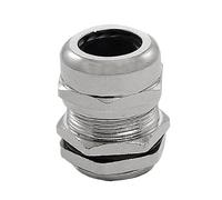 sourcingmap Presse-étoupe étanches Joints en acier inoxydable argenté M22, caoutchouc, métal