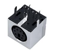 sourcingmap PS/2 Mini-DIN 6 Broches Femelle Jack connecteur PC Planche PCB