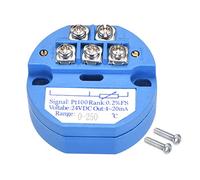 Sourcingmap PT100 Transmetteur à capteur de température 24 V CC 4-20 mA, 4-20mA,0-250C