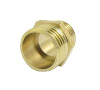 sourcingmap Raccord Laiton mamelon de tuyau réducteur filetage mâle 20 x 16 mm