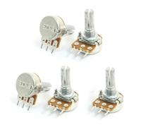 sourcingmap Réglage en tour de main de Potentiomètre Tige moletée Lot de 10 k ohms