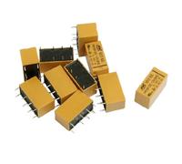 sourcingmap Relais Alimentation Utilisation Générale DC 12V Feuille DPDT 8 broches PCB - HK19F (lot de 10)