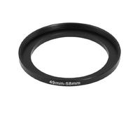 Sourcingmap Replacement 49mm to 58mm Black Step Up Ring Adapter for Camera