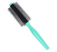 sourcingmap Salon Coiffure Ronde Plastique Poignée Poils Coiffure Peigne Brosse Ondulée Cuir