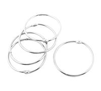 sourcingmap Scrapbooking livre feuilles de classeur à anneaux - Argent (Lot de 5)