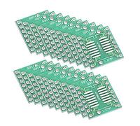 Sourcingmap Ssop 14pin 0,65/SOP 14pin 1,27 to Dip Adapter PCB Board SMD Converter 20 pcs
