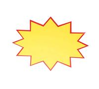 sourcingmap Supermarché Magasins Publicité Promotion Panneau Pop Lot de 10 étiquettes prix