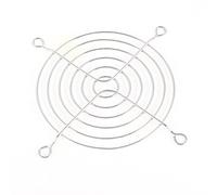 Sourcingmap Tambour axiale de Bureau en métal de Gril de Protection de Doigt de Ventilateur de Bureau en métal argenté de 100mm