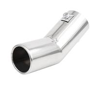 sourcingmap Tuyau d'Échappement Courbé avec Embout de Silencieux 0.75 à 1.5 Pouces