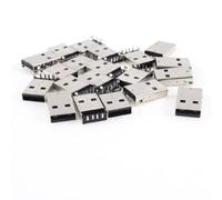 Sourcingmap Type USB A Angle Droit et 4 m Prise Jack connecteur (Lot de 20)