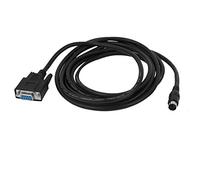 Sourcingmap uxcell Câble de programmation PLC Mini DIN mâle vers femelle DB9 RS232 3 m