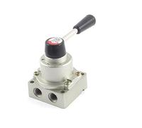 sourcingmap VH - 200-02 G1/4"- 3 ports 3 Voies Position rotative de robinet à levier 1 Mpa