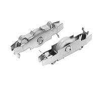 sourcingmap Vitrine coulissante Porte Collier Rouleaux poulies roues 2Pcs pour verre épaisseur 8 mm
