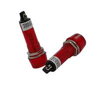 sourcingmap XD 10-3 CA 220 V Rouge fluo VOYANT D'INDICATEUR DE CLIGNOTANT Lot de 2