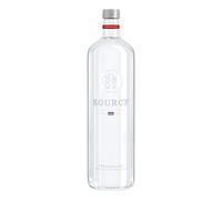 Sourcy Eau minérale rouge dioxyde de carbone 12 bouteilles x 75 cl