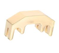 Sourdine acoustique en caoutchouc pour violon, Jeu de cordes de violon et sourdine dorée 5 x 2,5 x 1,1 cm