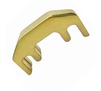 Sourdine acoustique en caoutchouc pour violon, Sourdine et cordes de violon dorées 49,6 x 12,6 x 24,7 mm