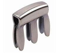 Sourdine acoustique en caoutchouc pour violon, Sourdine for violon débutant en métal doré et argenté(Silver)