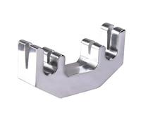 Sourdine acoustique en caoutchouc pour violon, Sourdine for violon multicolore 50x13x25mm for violons 1/2-4/4(Silver)