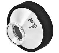 Sourdine de Saxophone Alto en Plastique, Silencieux Alto Saxophone Mute Accessoire pour Saxophone Alto (Silver)