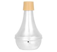 Sourdine de trompette portable pour une pratique silencieuse en alliage d'aluminium, poids léger, facile à transporter, durable, réducteur de son, silencieux pour pratique de trompette