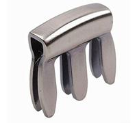 Sourdine de violon en métal pour une pratique silencieuse, amortisseur sonore doré ou argenté attaché, rangement compact dans un étui, aide essentielle pour les débutants pour une répétition