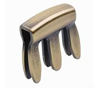 Sourdine de violon pour trou sonore - Aide à l'entraînement en métal compatible avec la plupart des violons, options dorées et argentées, design durable pour un jeu silencieux (doré)