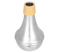 Sourdine silencieuse en laiton pour instruments - Amortissement efficace du son - Design ergonomique en métal - Accessoire de musique portable - Facile à installer - Silencieux léger