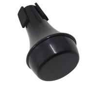 Sourdine Trompette ABS 1 Pièce, Pratique Silencieuse pour Débutants | Réduit le Volume Sonore, Maintien du Timbre, pour Exercices à Domicile et Tard le Soir, Noir