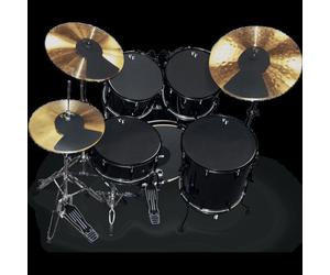 Sourdine - VICFIRTH - MUTEROCK22 - Pack complet - 10'', 12'', 16'', 14'', 22'' - Caoutchouc