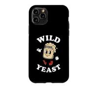 Sourdough Baker Wild Yeast Retro Cartoon Bread Making Coque pour iPhone 11 Pro