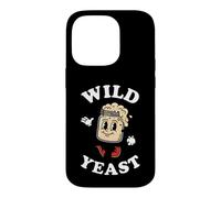 Sourdough Baker Wild Yeast Retro Cartoon Bread Making Coque pour iPhone 14 Pro