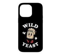 Sourdough Baker Wild Yeast Retro Cartoon Bread Making Coque pour iPhone 14 Pro Max