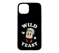 Sourdough Baker Wild Yeast Retro Cartoon Bread Making Coque pour iPhone 15 Plus