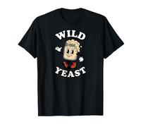 Sourdough Baker Wild Yeast Retro Cartoon Bread Making T-Shirt